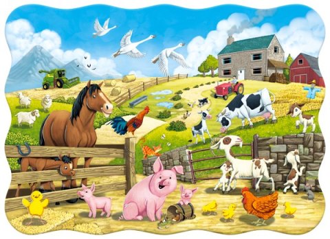 PUZZLE 30 EL. ANIMALS ON THE FARM CASTORLAND B-03815 CASTOR