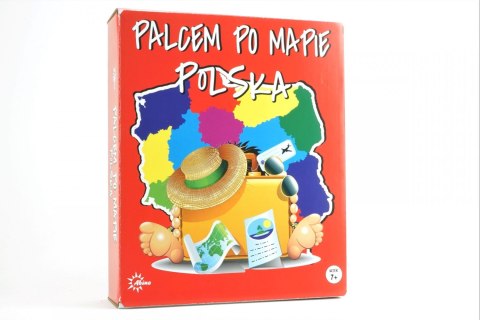 PALCEM PO MAPIE POLSKA GEOGRAFICZNA GRA EDUKACYJNA ABINO ABINO