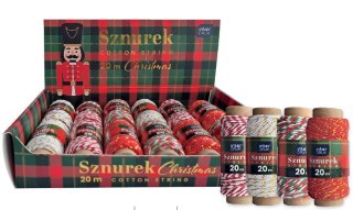 SZNUREK DEKOR 20M CHRISTMAS MIX INT PUD A 12 INTERDRUK