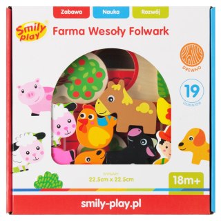 FARMA DREWNIANA Z AKCESORIAMI SMILY PLAY SPW84939AN ANEK