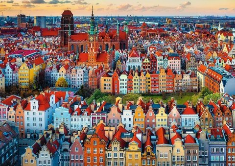 PUZZLE 1000 ELEMENTÓW PREMIUM WIDOK NA GDAŃSK TREFL 10856 TR TREFL