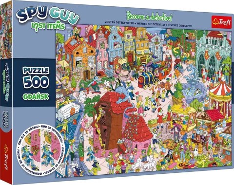 PUZZLE 500EL SPY GUY LOST GDAŃSK TREFL 37479 TR TREFL