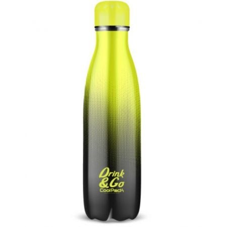 BIDON TERMICZNY METALOWY 500 ML GRADIENT LEMON COOLPACKA PATIO Z04510/F PATIO