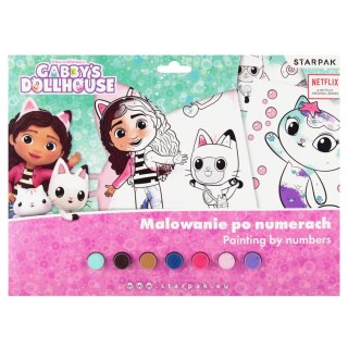 MALOWANIE PO NUMERACH GABBY S DOLLHOUSE STARPAK 547504 STARPAK