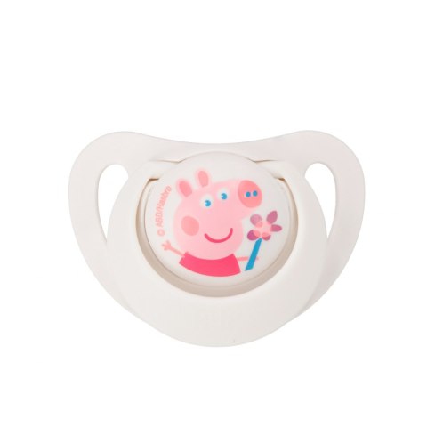 NUK SMOCZEK USPOKAJAJĄCY SILIKONOWY 6-18M STAR PEPPA PIG OP.2 SZT. 10176335 NUK