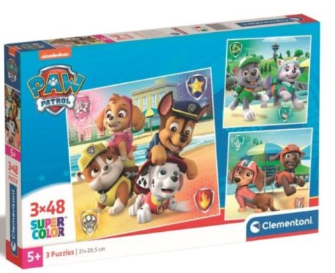 PUZZLE 3X48EL SQUARE PAW PATROL CLEMENTONI 25301 CLM CLEMENTONI