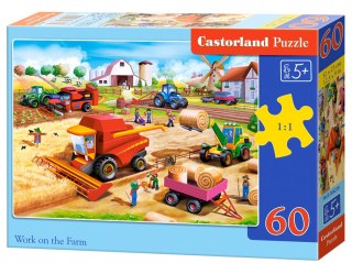 PUZZLE 60 EL. WORK ON THE FARM CASTORLAND B-066278 CASTOR