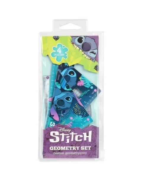 ZESTAW SZKOLNY GEOMETRYCZNY 4EL STITCH PASTEL COOLPACK PATIO 91958PTR PATIO