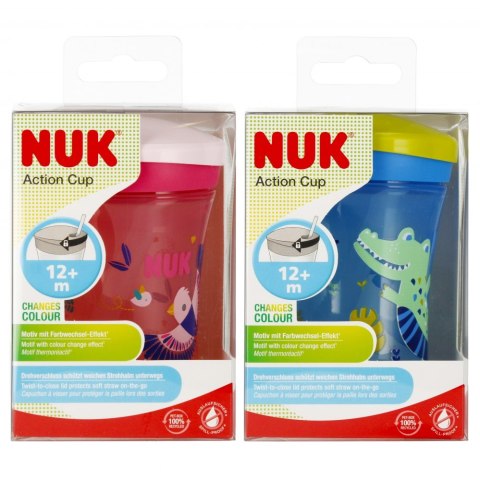 NUK KUBEK 230 ML 12M ACTION CUP KAMELEON MIX KOLORÓW 10255574 NUK