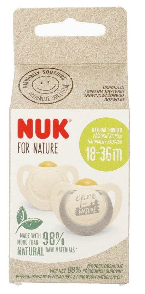 NUK SMOCZEK USPOKAJAJĄCY LATEKSOWY 18-36M FOR NATURE MIX 10737877 NUK