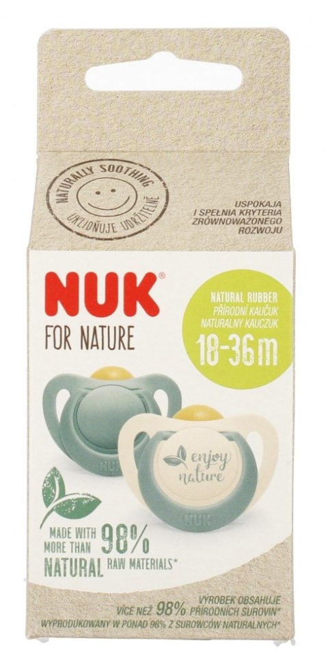 NUK SMOCZEK USPOKAJAJĄCY LATEKSOWY 18-36M FOR NATURE MIX 10737877 NUK