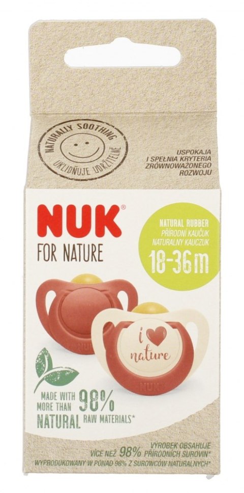 NUK SMOCZEK USPOKAJAJĄCY LATEKSOWY 18-36M FOR NATURE MIX 10737877 NUK