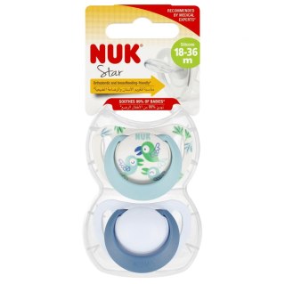 NUK SMOCZEK USPOKAJAJĄCY SILIKONOWY 18-36M STAR MIX 10739734 NUK