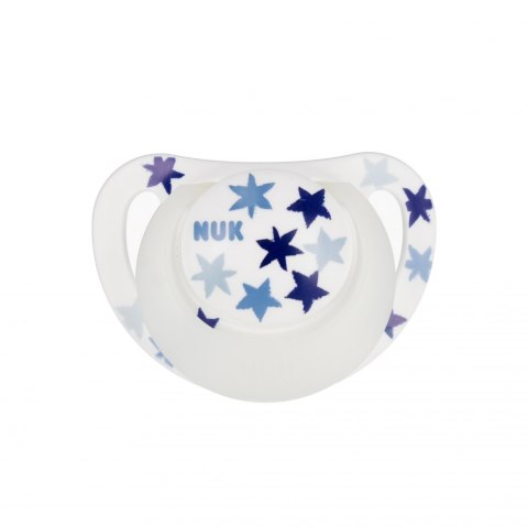 NUK SMOCZEK USPOKAJAJĄCY SILIKONOWY 6-18M STAR DAY&NIGHT MIX 10736727 NUK