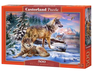 PUZZLE 500 ELEMENTÓW WOLFISH WONDERLAND CASTORLAND B-53049 CASTOR