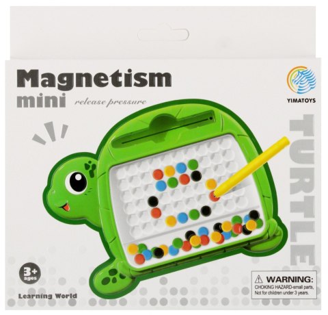 UKŁADANKA MAGNETYCZNA 16X16 CM ŻÓŁW 104539 BEM BMG