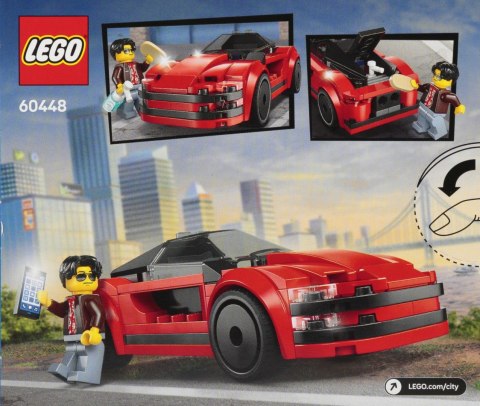 KLOCKI KONSTRUKCYJNE LEGO CITY SAMOCHÓD SPORTOWY LEGO 60448 LEGO