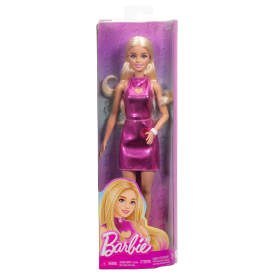 BRB FASHION BLOND METALICZNA ROZ SUKIEN HYT88 W6 MATTEL