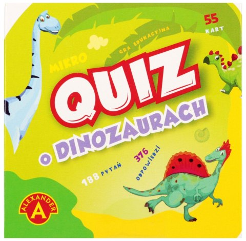 GRA QUIZ MIKRO O DINOZAURACH PLX ALEXANDER 2868 ALX ALEXANDER