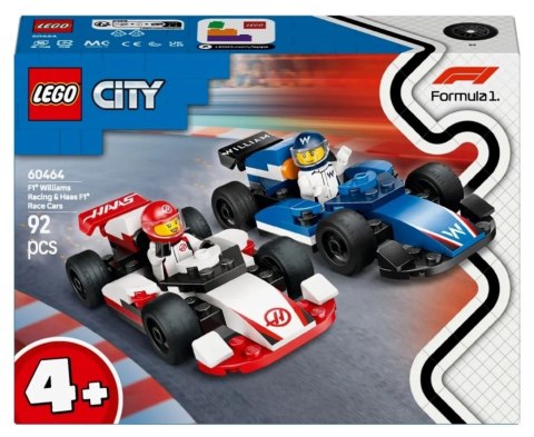 KLOCKI KONSTRUKCYJNE LEGO BOLIDY F1 WILL I HAAS LEGO 60464 LEGO