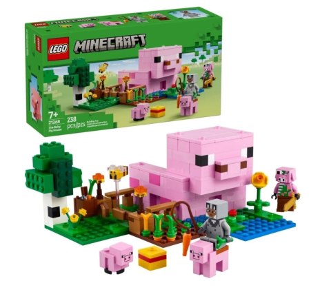 KLOCKI KONSTRUKCYJNE LEGO MINECRAFT DOM PROSIACZKA LEGO 21268 LEGO