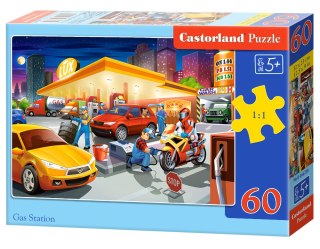 PUZZLE 60 ELEMENTÓW GAS STATION CASTORLAND B-066230 CASTOR