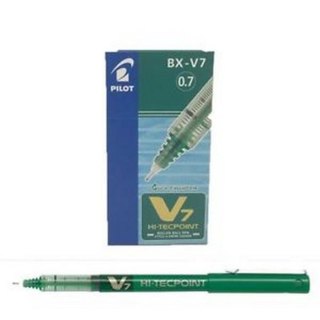 BOLIGRAFO FINO 0.7 BX-V7-D VERDE MANDO 085789