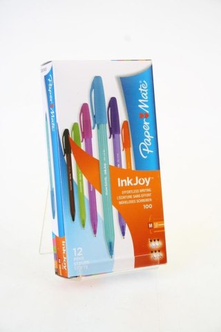 BOLIGRAFO ZAM P-MATE INKJOY 100 MIX COLORES PUD A 12