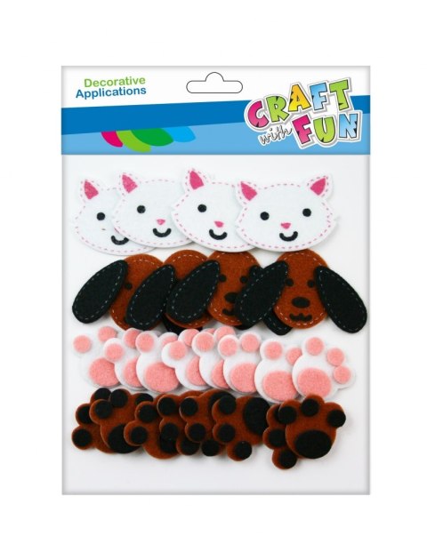 GATITO DE FIELTRO AUTOADHESIVO DECORATIVO CRAFT CON DIVERSIÓN 463763