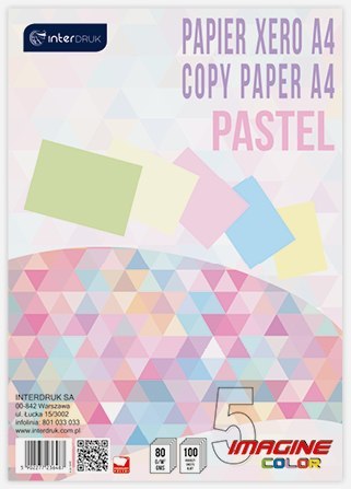 PAPEL XERO A4 COLOR 80 G MIX INTERPRINT 236487