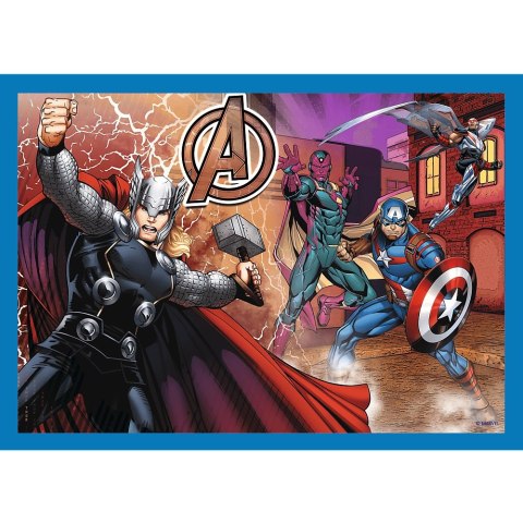 PUZZLE 4EN1 THE BRAVE AVENGERS PUD TREFL 34386