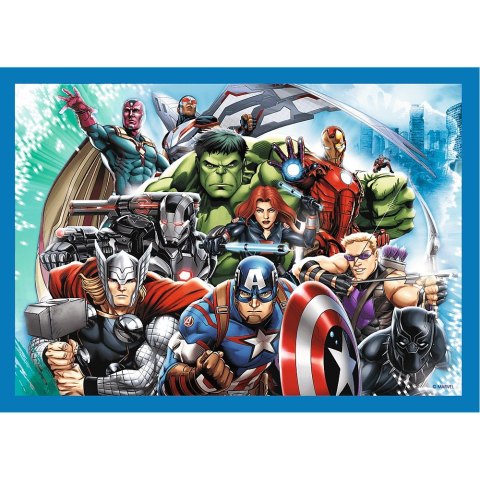 PUZZLE 4EN1 THE BRAVE AVENGERS PUD TREFL 34386