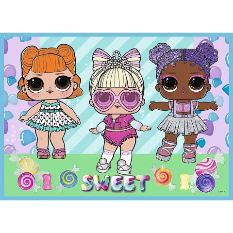 PUZZLE 4EN1 LOL MEET TREFL DOLL 34613