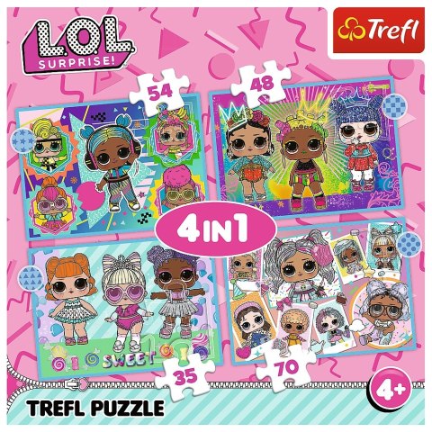 PUZZLE 4EN1 LOL MEET TREFL DOLL 34613