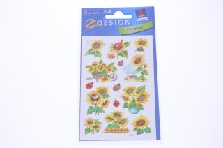 ADHESIVOS 8X16 CM GIRASOLES ZWECKFORM 54171