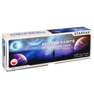 CARTEL PINTURAS 12 COLORES 20ML SPACE STARPAK 472914