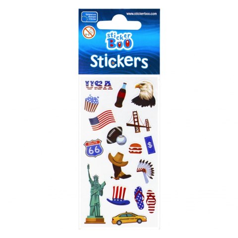 ADHESIVOS 6X18CM WORLD TRAVEL STICKER BOO 489560