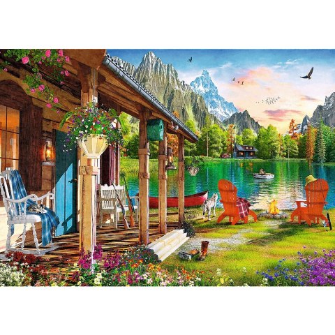 PUZZLE 500 PIEZAS CASA EN LAS MONTAÑAS TREFL 37408 TR