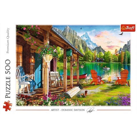 PUZZLE 500 PIEZAS CASA EN LAS MONTAÑAS TREFL 37408 TR