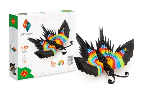 KIT CREATIVO ORIGAMI 3D 157 ELEMENTOS MARIPOSA ALEXANDER 2345