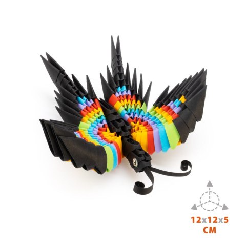 KIT CREATIVO ORIGAMI 3D 157 ELEMENTOS MARIPOSA ALEXANDER 2345