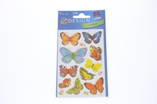 ADHESIVOS 8X16 CM MARIPOSAS ZWECKFORM 4462