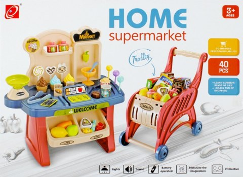 CARRITO SUPERMERCADO CON ACCESORIOS MEGA CREATIVE 482744