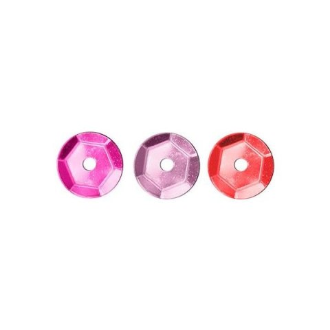 LENTEJUELAS REDONDAS 8MM 3X5G 3 COLORES TITANIO SERIE CRAFT-FUN