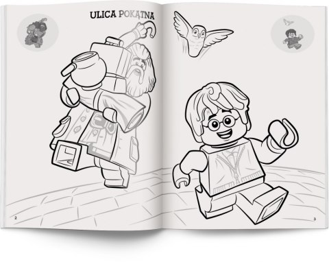 LIBRO DE PINTURAS A4 LEGO HARRY POTTER AMEET PEGATINAS