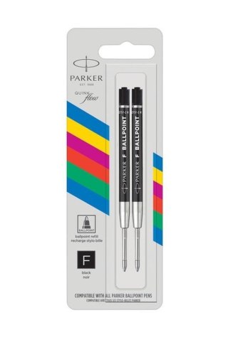 RECAMBIO BOLIGRAFO PARKER 0.5 NEGRO F ECO PAQUETE DE 2 2166541