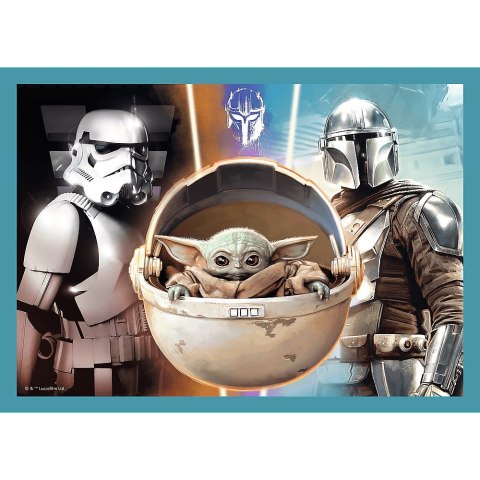 PUZZLE 4EN1 MANDALORIAN STAR WARS PUD TREFL 34397