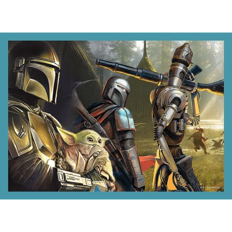 PUZZLE 4EN1 MANDALORIAN STAR WARS PUD TREFL 34397