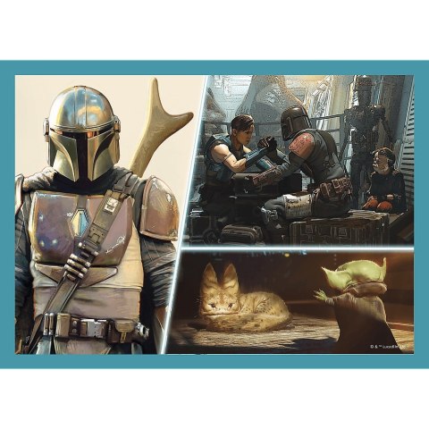 PUZZLE 4EN1 MANDALORIAN STAR WARS PUD TREFL 34397