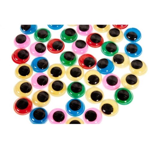 ADORNOS DECORATIVOS AUTOADHESIVO OJOS 12 MM CRAFT WITH FUN 386914